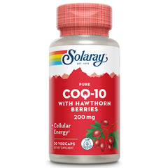 SOLARAY CoQ10 200 mg bottle label