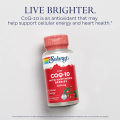 One VegCap serving of SOLARAY CoQ10 with Hawthorn