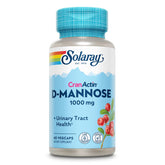 Solaray D-Mannose 1000mg with CranActin Cranberry bottle and label