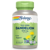 SOLARAY Dandelion Root supplement bottle labeled for kidney and liver support