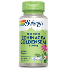 Bottle of SOLARAY Echinacea Goldenseal with product label