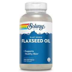SOLARAY Flaxseed Oil 3000 mg bottle with label