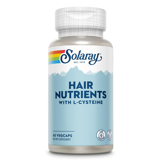 SOLARAY Hair Nutrients bottle with L-Cysteine and Biotin