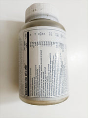 Close-up of ingredients: Vitamin C, Vitamin D, Biotin, and Methyl B-12