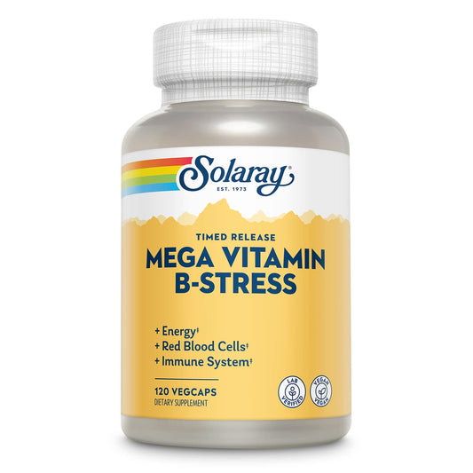 SOLARAY Mega Vitamin B-Stress bottle
