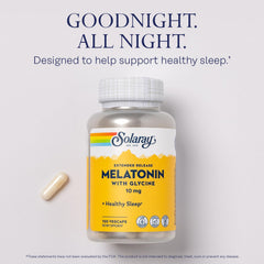 Close-up of glycine ingredient in SOLARAY Melatonin formula