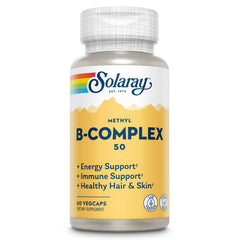 Solaray Methyl B Complex 50mg bottle – front view