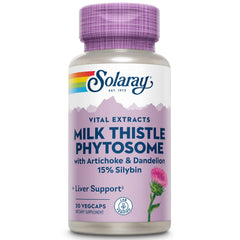 Hero image: SOLARAY Milk Thistle Phytosome with Artichoke, Dandelion and Ginger