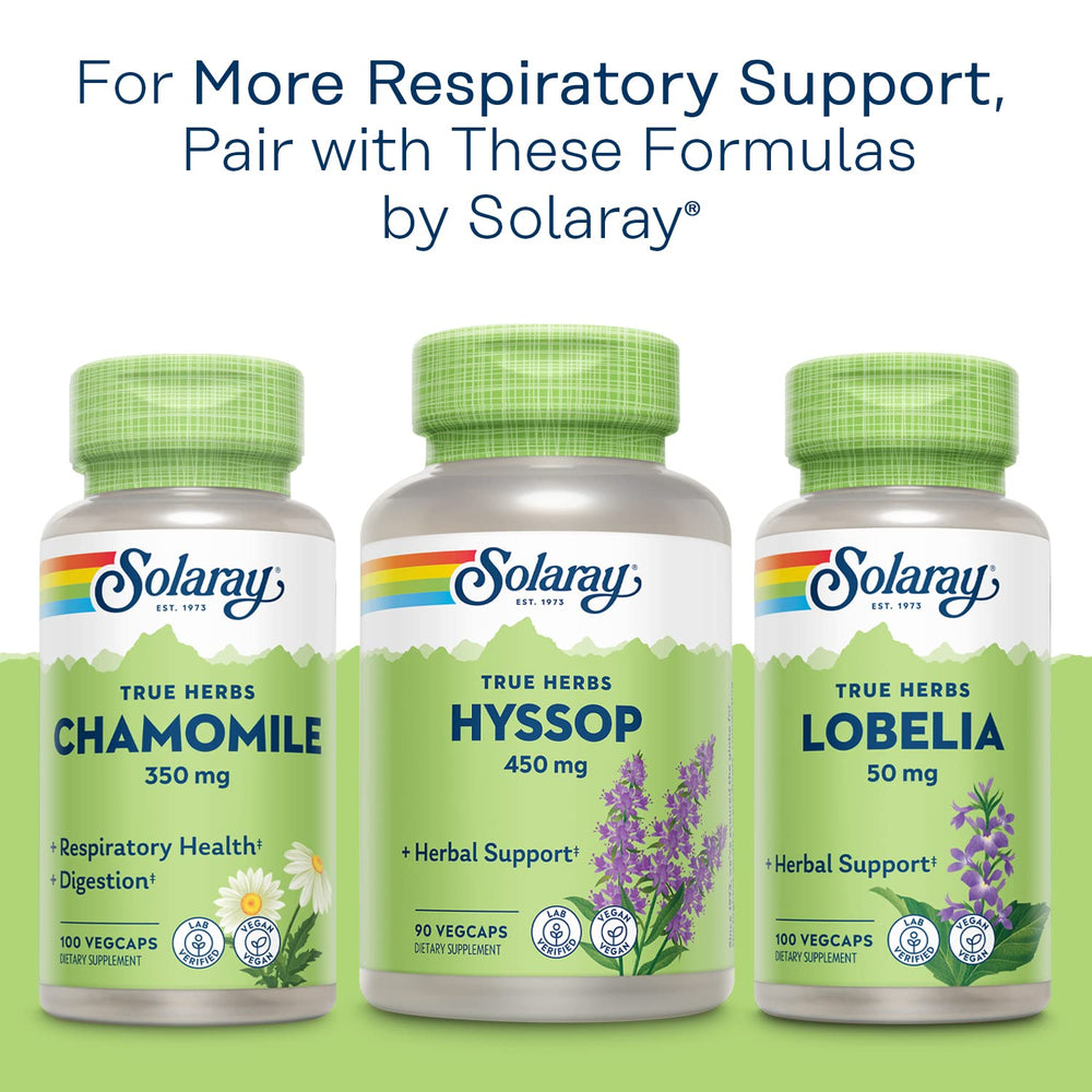 SOLARAY Mullein Leaf product details and features