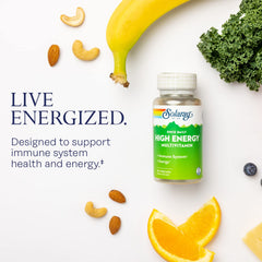 Close-up of multivitamin ingredients graphic