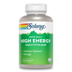 Solaray Once Daily High Energy Multivitamin bottle for women and men