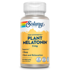 Solaray Plant Melatonin 3 mg with SomatoTM – 30 VegCaps