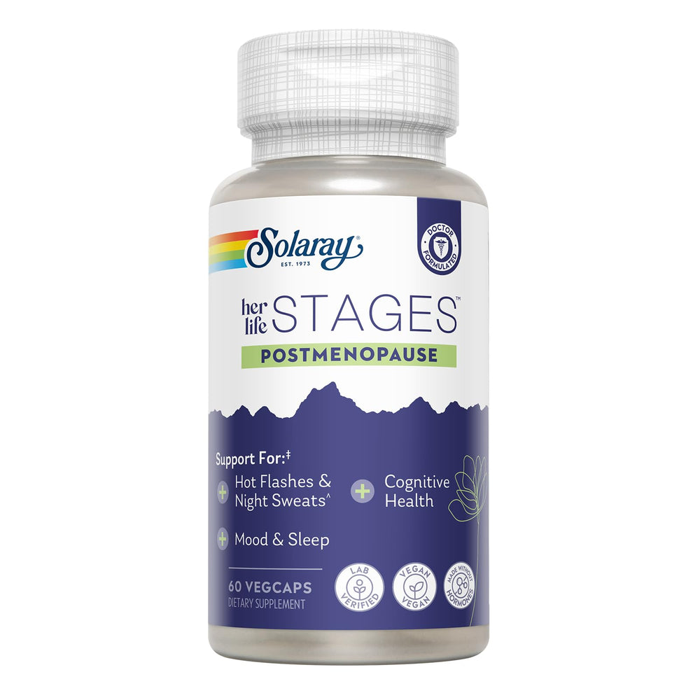 SOLARAY Postmenopause bottle on white background