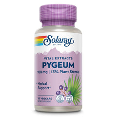 SOLARAY Pygeum Bark Extract 100 mg per serving vegan capsules