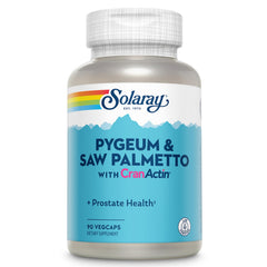 Solaray Pygeum and Saw Palmetto with Cranactin 90-count bottle