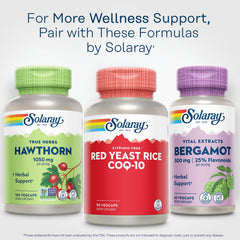 Eco-friendly packaging for Solaray Red Yeast Rice CoQ-10 Niacin supplement