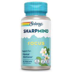 Solaray SharpMind Focus bottle front view