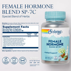 Close-up of SOLARAY SP-7C herbal blend ingredients