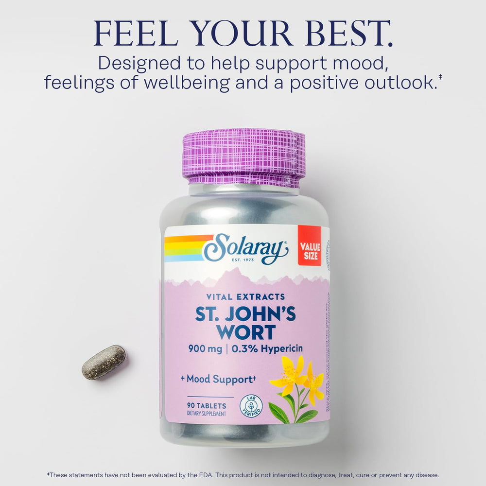 St Johns Wort extract standardized to 0.3% Hypericin