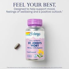 SOLARAY St. John's Wort 900mg label close-up