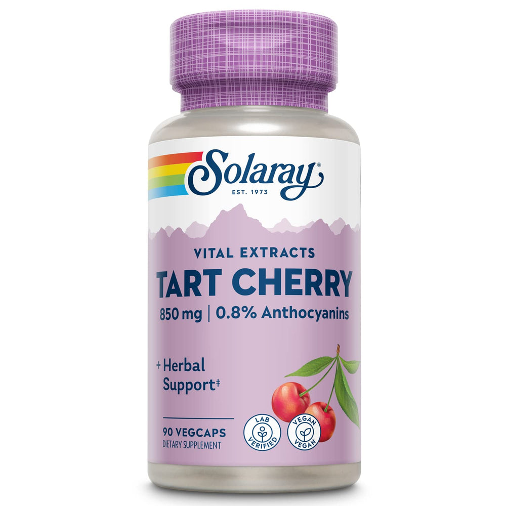 Solaray Tart Cherry Capsules 850mg bottle