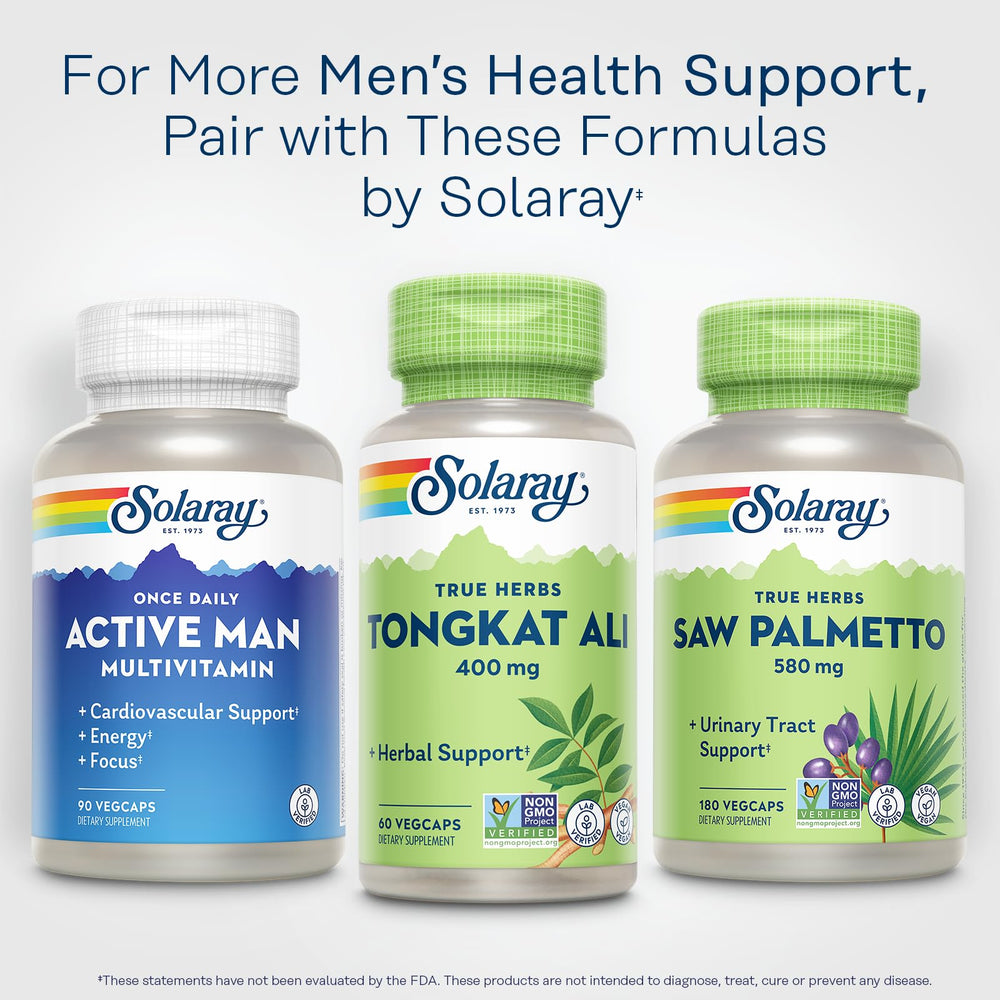 Lifestyle image of Tongkat Ali bottle with gym equipment