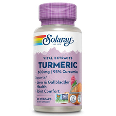SOLARAY Turmeric 600mg bottle – front packshot