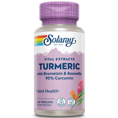 SOLARAY Turmeric Curcumin bottle with 60 servings