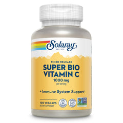 SOLARAY Vitamin C 1000mg timed release bottle