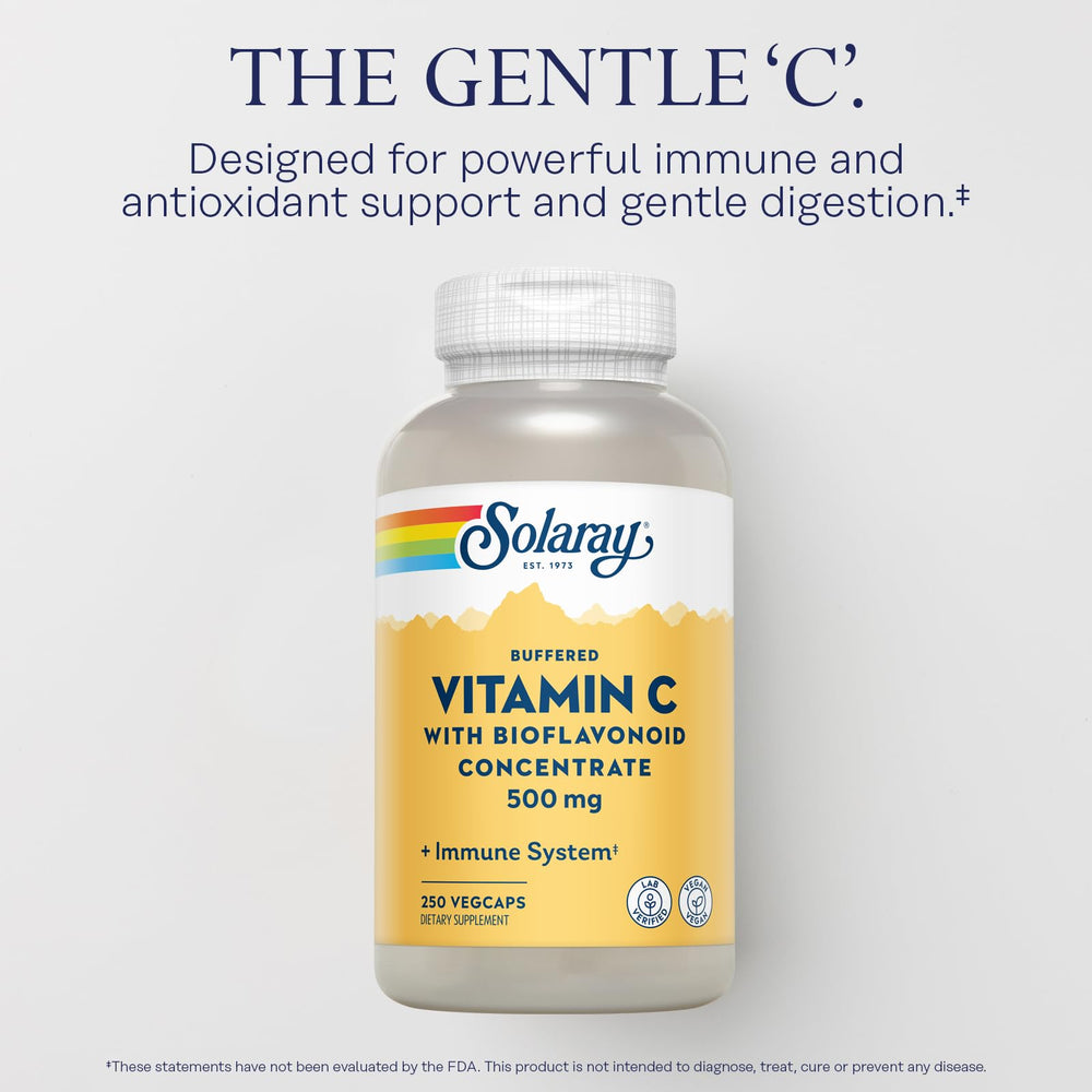 Close-up of SOLARAY Vitamin C capsules