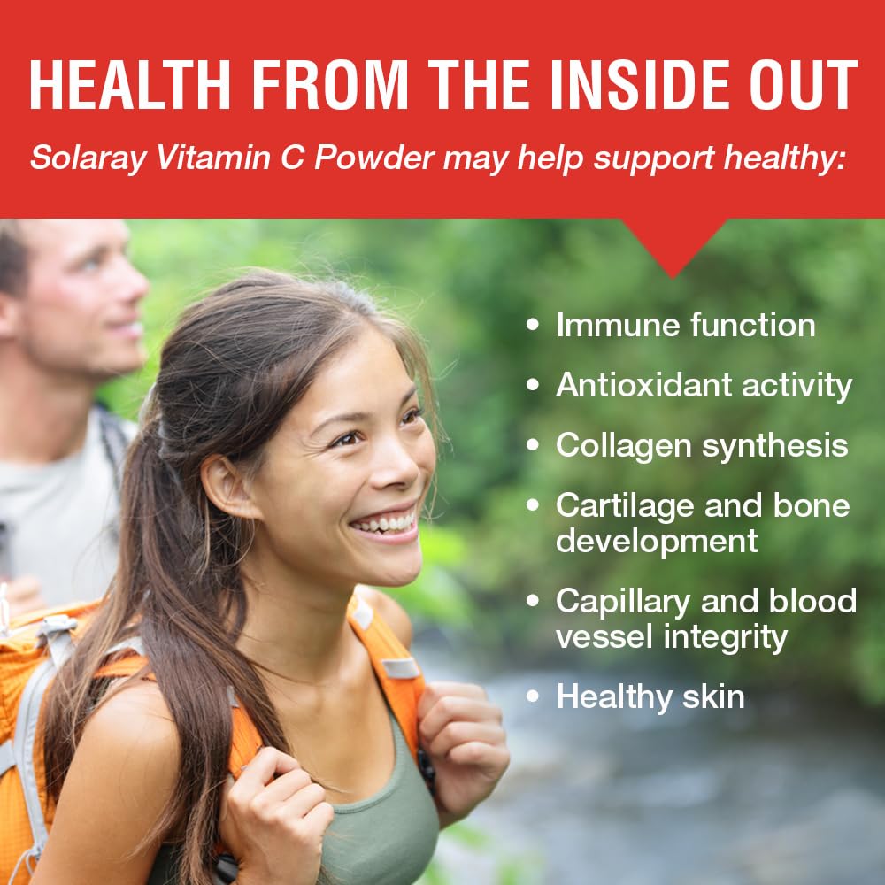 Scooping SOLARAY Vitamin C Crystalline Powder