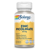 SOLARAY Zinc Picolinate 25 mg bottle with label