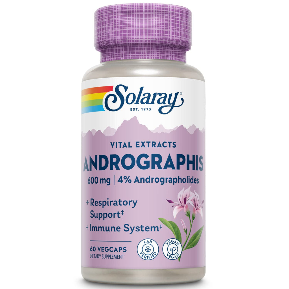 SOLARAY Andrographis Aerial Extract 600 mg front view