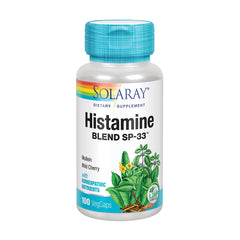 Front label of SOLARAY Histamine Blend SP-33 bottle