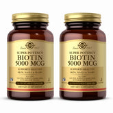 Solgar Biotin 5000 mcg bottle with label