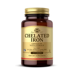 Solgar Chelated Iron 100 tablets – front view