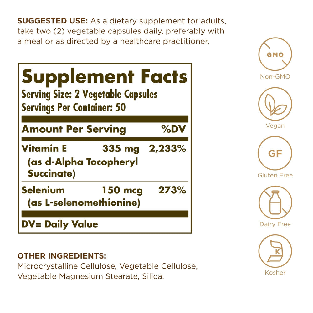 Close-up of dry Vitamin E capsules (non-oily form)