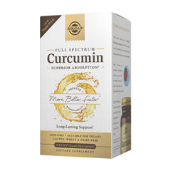 Solgar Full Spectrum Curcumin LiCaps bottle with 30 counts