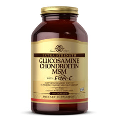 Solgar Glucosamine Chondroitin MSM Ester-C 180 Tablets bottle front