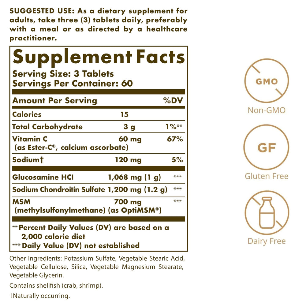 Solgar bottle side view with Ester-C label