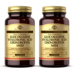 Solgar Glucosamine Hyaluronic Acid Chondroitin MSM bottle front