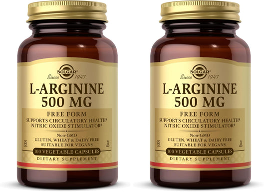 Solgar L-Arginine 500 mg bottle front