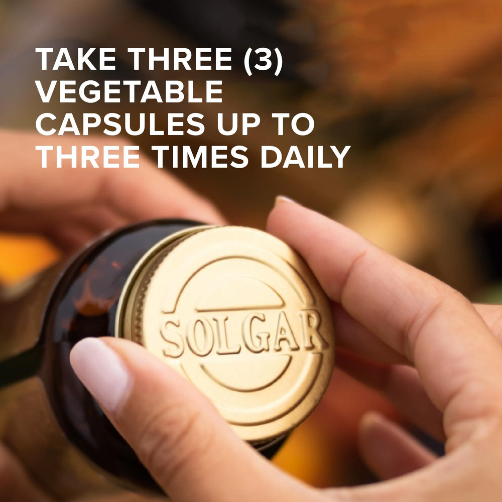 Solgar L-Glutamine packaging highlighting Non-GMO Vegan Gluten Free