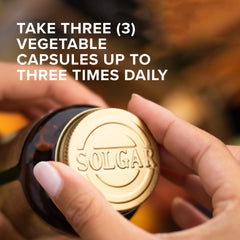 Solgar L-Glutamine packaging highlighting Non-GMO Vegan Gluten Free