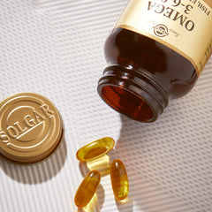 Solgar Omega 3-6-9-60 Softgels 20 servings bottle label