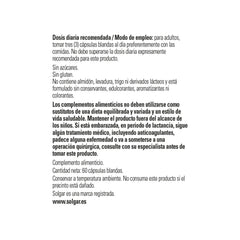 Non-GMO and gluten-free label on Solgar Omega 3-6-9-60 bottle