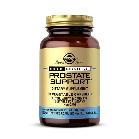 Solgar Prostate Support bottle front view with label