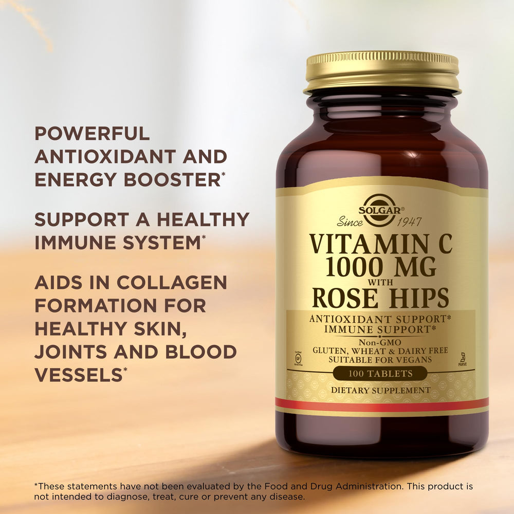 Vegan Non-GMO Gluten Free symbols on Solgar Vitamin C bottle