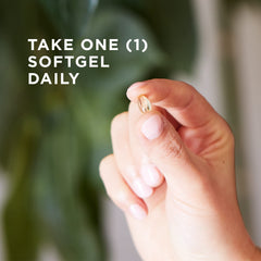 Solgar Vitamin D3 softgels texture suggesting easy ingestion.