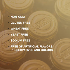 Nutrition facts panel for Solgar Vitamin D3